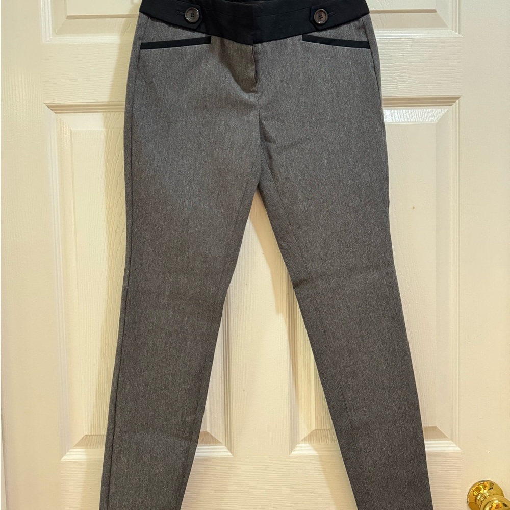 The Limited Gray and Black Skinny Pants